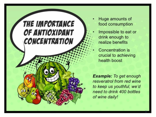 Why is antioxidant concentration important? graphic